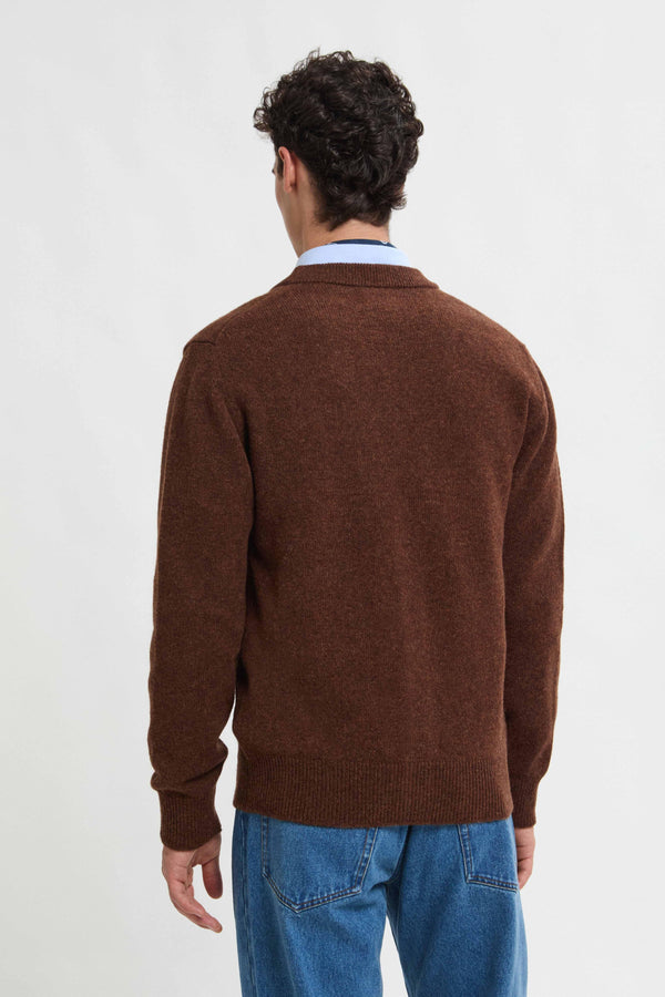 CARDIGAN IN LANA SHETLAND